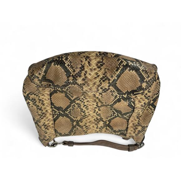 Coach Kristin python-embossed leather hobo handbag - Picture 9 of 10